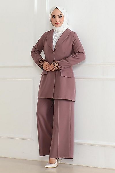 MODAMİHRAM Tunikakleid Leopardenmuster Set Indigo 19218 günstig online kaufen