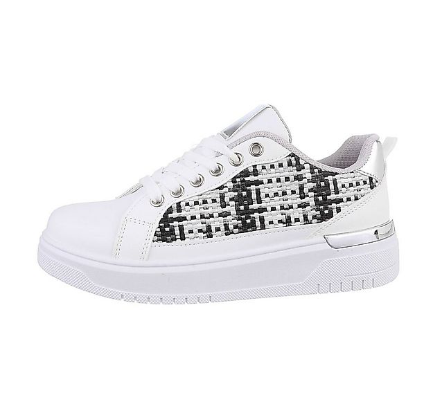 Ital-Design Damen Low-Top Freizeit Sneaker Keilabsatz/Wedge Sneakers Low in günstig online kaufen