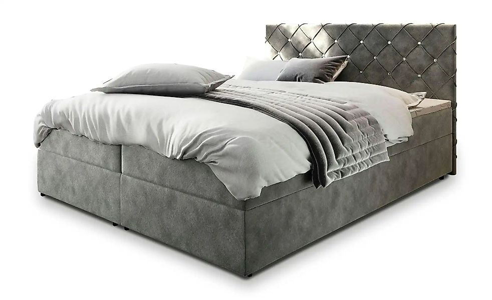 MASSENO Boxbett mit Bettkasten Riva ¦ grau ¦ Maße (cm): B: 140 H: 98 Betten günstig online kaufen