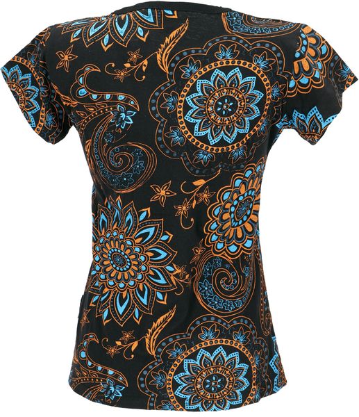 Guru-Shop T-Shirt Boho T-Shirt mit Mandaladruck, günstig online kaufen