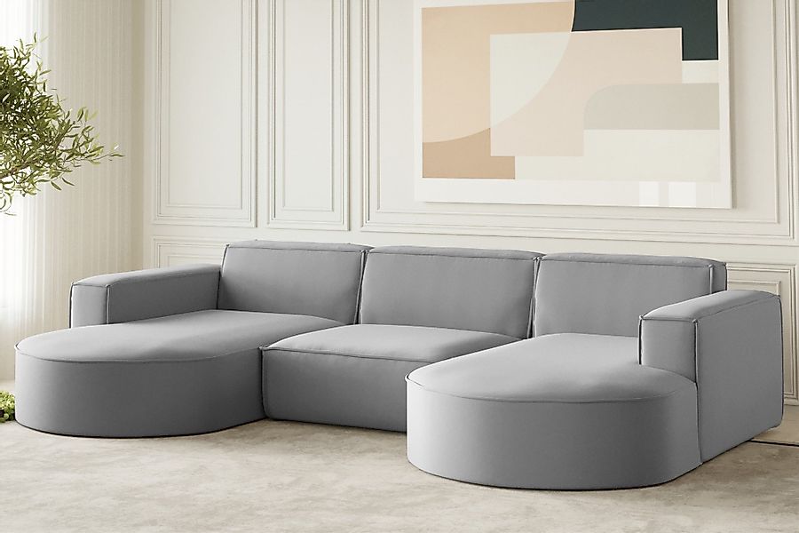 Fun Möbel Wohnlandschaft Wohnlandschaft U-Form Sofa günstig online kaufen
