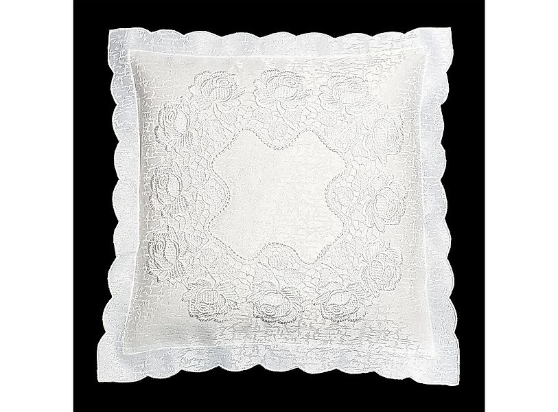 Stoffschmiede Tischdecke / Spitze / Rose / 28x160cm günstig online kaufen