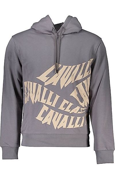 Cavalli Class Sweatshirt Graues Herren-Sweatshirt mit Kapuze – Regular Fit günstig online kaufen