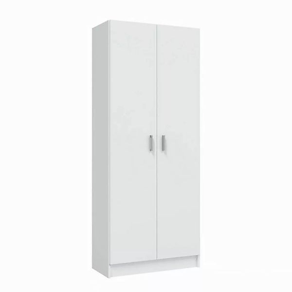 FORES HABITAT Mehrzweckschrank in Weiß - 73x180x37 (BxHxT) günstig online kaufen