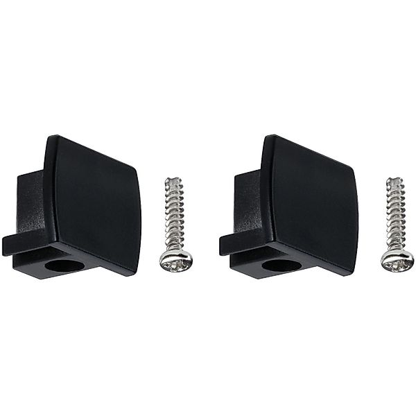 Paulmann "URail Verbinder 2er-Set Endkappe 2er-Set 13x21mm Schwarz matt" günstig online kaufen