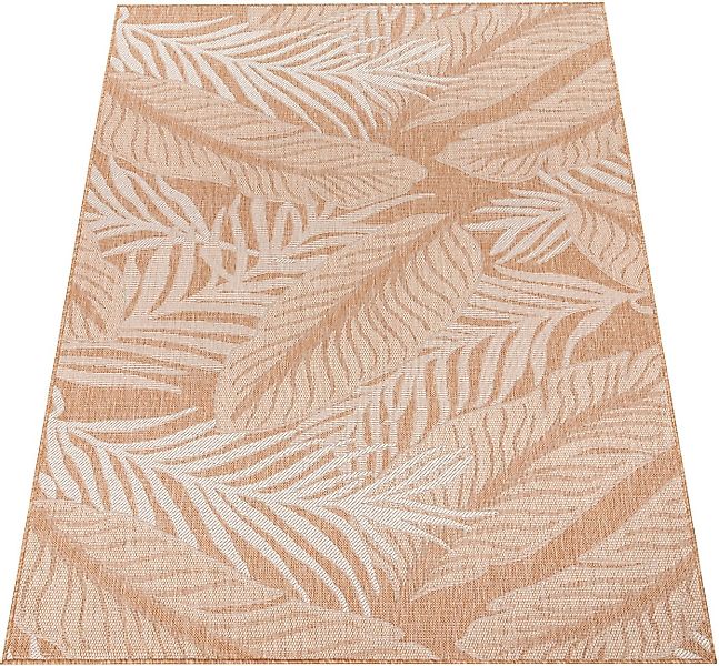 Paco Home Teppich Illusion 326, rechteckig, Höhe: 4 mm, Flachgewebe, Blätte günstig online kaufen