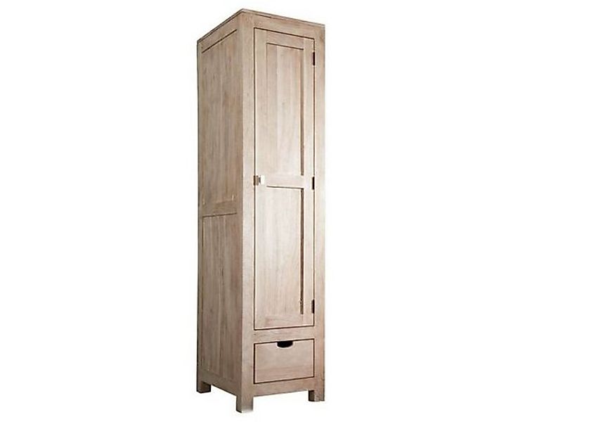 Massivmoebel24 Dreh-/Schwebetürenschrank #98 (Schrank Akazie 48x60x200 whit günstig online kaufen