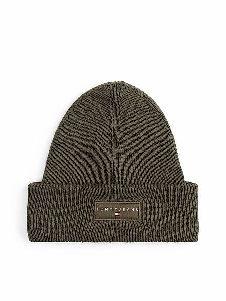 Tommy Jeans Beanie TJM LINEAR in Grobstrick, mit Umschlag günstig online kaufen