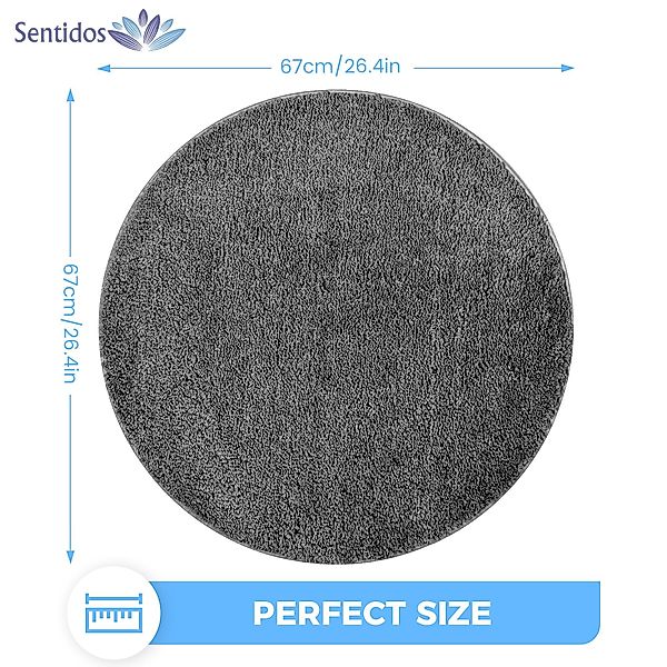 Sentidos Badematte badteppich rutschfest Eleganter Badezimmerteppich, günstig online kaufen