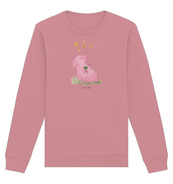 Mr. & Mrs. Panda Longpullover Größe L Schwein Glück - Canyon Pink - Geschen günstig online kaufen