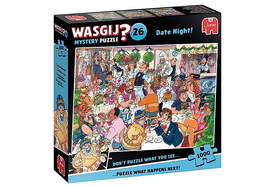 Jumbo Spiele Puzzle Wasgij Mystery 26, Date-Abend, 1000 Teile Puzzle, 1000 günstig online kaufen