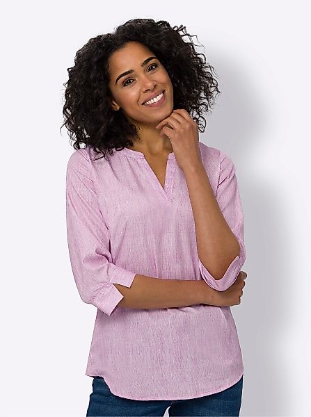 Sieh an! Klassische Bluse Schlupfbluse günstig online kaufen