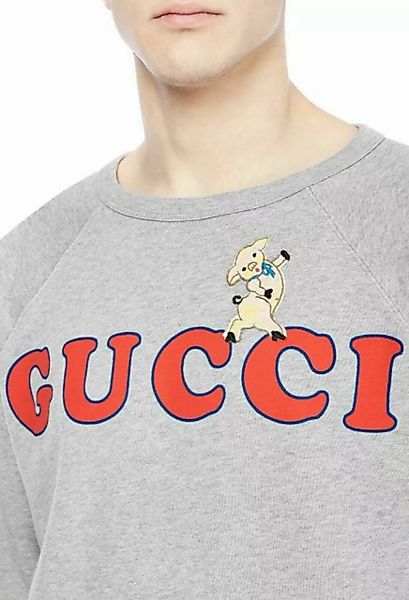 GUCCI Sweatshirt Gucci Iconic 497253 Logo Dancing Pig Sweatshirt Sweater Pu günstig online kaufen