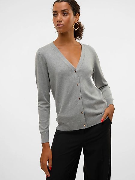 Vero Moda Strickjacke VMSILJE LS V-NECK günstig online kaufen