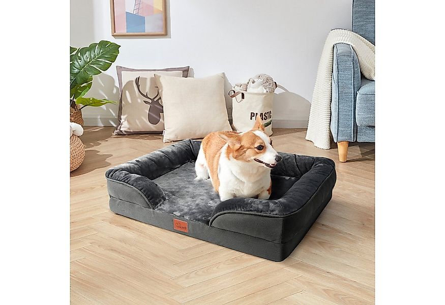 CALIYO Tierbett orthopädisches Hundebett Memory Foam Ergonomisches Hundesof günstig online kaufen