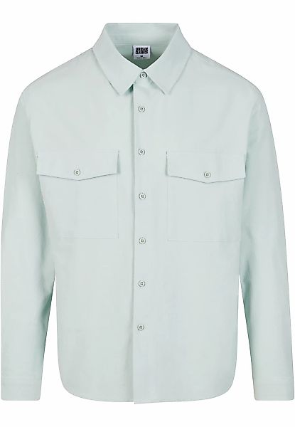 URBAN CLASSICS Langarmhemd "Urban Classics Herren Basic Crepe Shirt", (1 tl günstig online kaufen