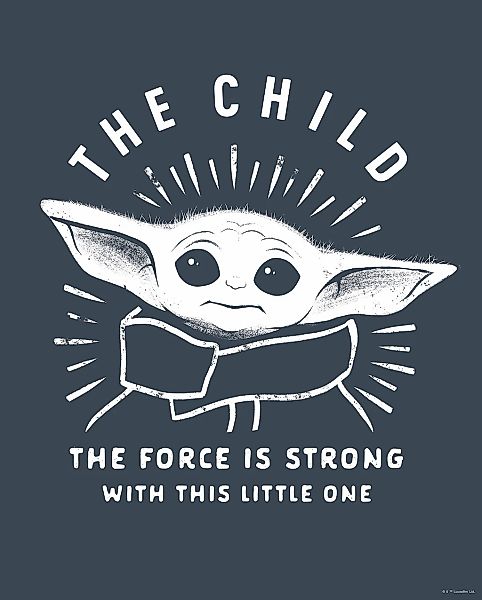 Komar Bild "Mandalorian The Child Iconic" Disney  Star Wars 1 Stk. tlg. Wan günstig online kaufen