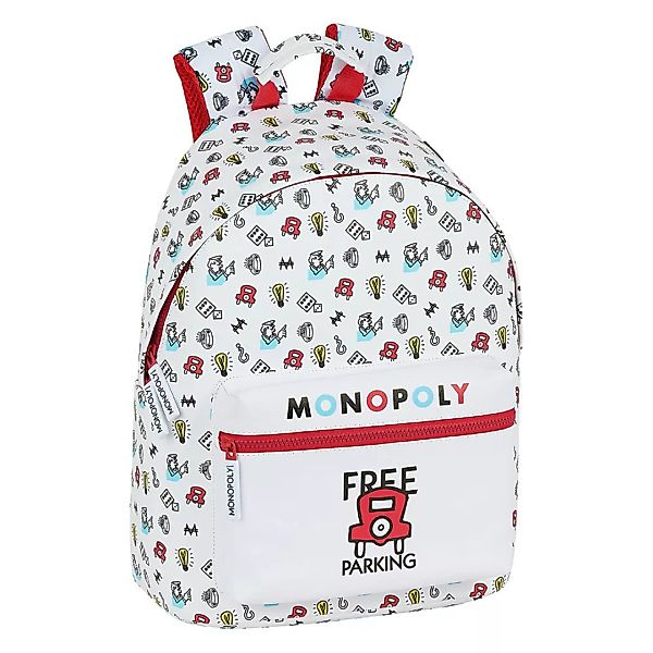 Safta Monopoly 14.1´´ 20l Rucksack One Size White / Red günstig online kaufen