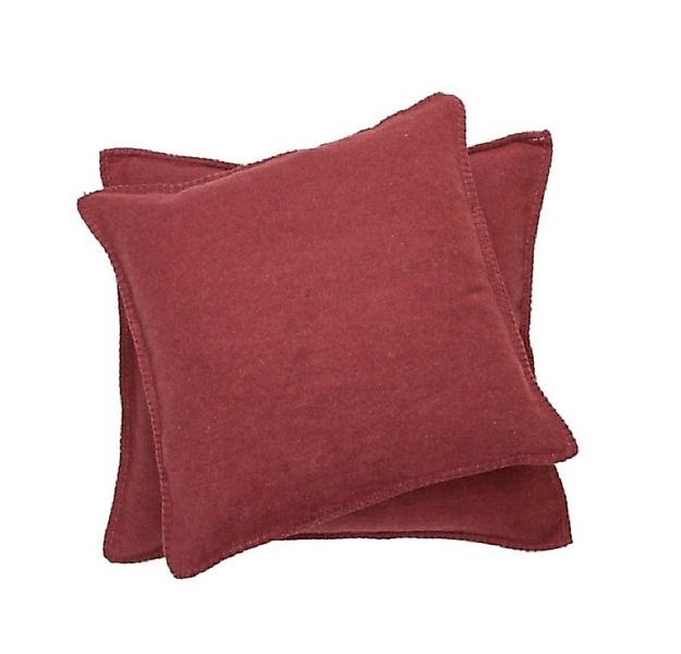 DAVID FUSSENEGGER Kissenbezug Kissenhülle Sylt 'Uni', Flanell günstig online kaufen