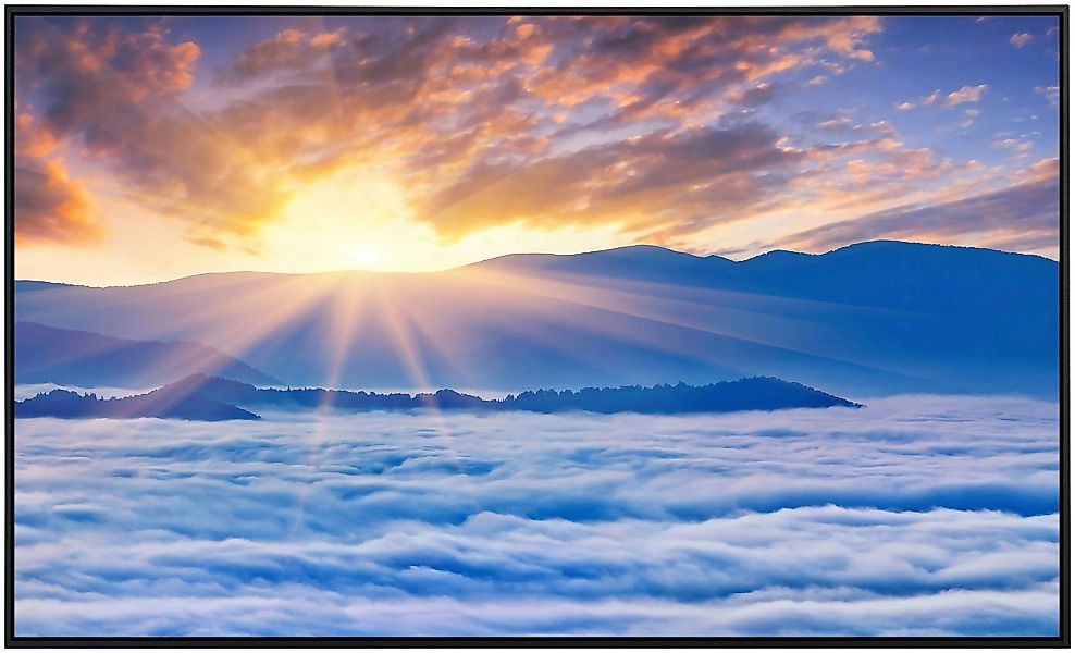 Papermoon Infrarotheizung »Sonnenaufgang über Wolken«, sehr angenehme Strah günstig online kaufen