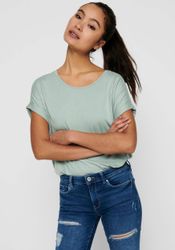 ONLY T-Shirt "ONLMOSTER – Kurzarmshirt mit Aufschlag und klassischem Look" günstig online kaufen