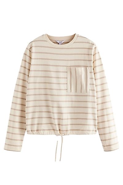 Next Langarmshirt Langarmshirt mit Kordelzug aus günstig online kaufen
