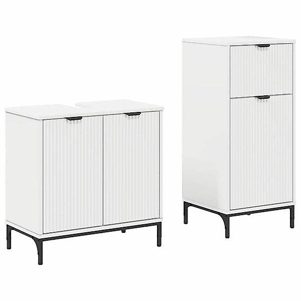 vidaXL Badezimmer-Set Badezimmermöbel Set 2 pcs günstig online kaufen