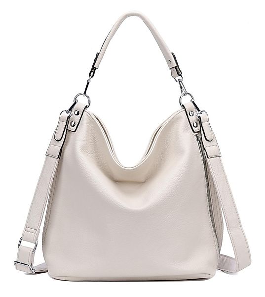 ITALYSHOP24 Schultertasche DAMEN XXL SHOPPER HOBO günstig online kaufen