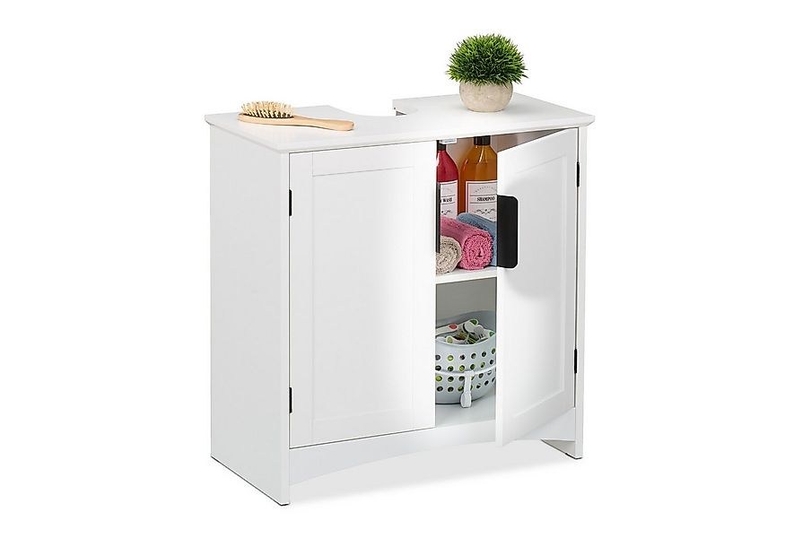 relaxdays Waschbeckenunterschrank mit Türe günstig online kaufen