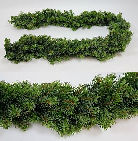 Kunstgirlande Künstliche Tannengirlande rund 170cm Double DP künstliche Gir günstig online kaufen