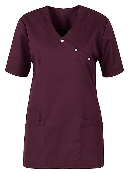BEB Schlupfbluse beb MEDIZIN/PFLEGE Damen KASACK Kurzarm V-Neck Baumwollmix günstig online kaufen