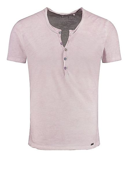 Key Largo Henleyshirt Lemonade vintage Look uni Basic MT00122 mit Knopfleis günstig online kaufen