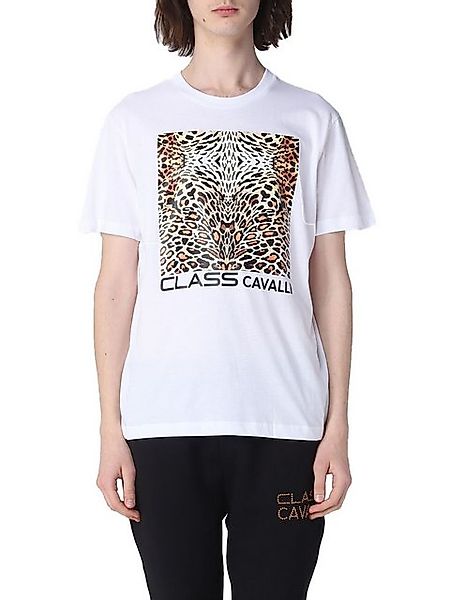 Cavalli Class Sweatshirt Cavalli Class Tshirt weiß Herren günstig online kaufen