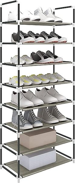 Woltu Schuhregal, Schuhregal Schuhständer 8 Schicht günstig online kaufen