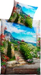 KiNZLER Bettwäsche "Trentino" 2 Stk. tlg. aus Baumwoll-Renforcé günstig online kaufen
