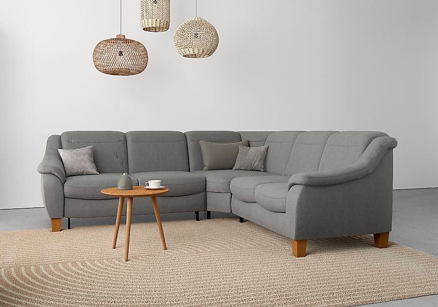 Home affaire Ecksofa Caldera L-Form, Federkern, günstig online kaufen