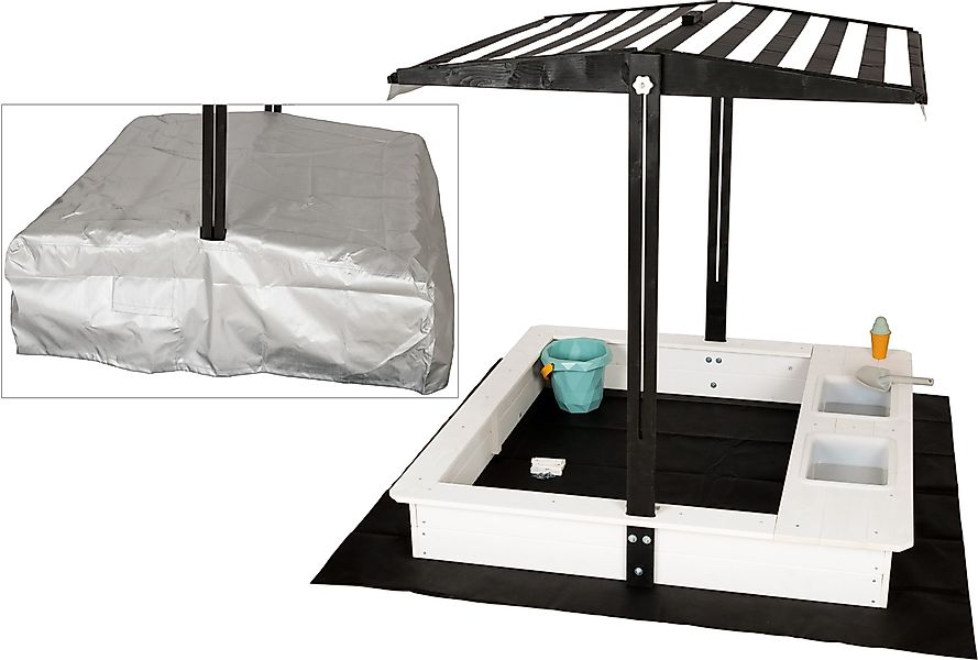 WONDERMAKE Sandkasten mit Abdeckung Deckel Dach, günstig online kaufen
