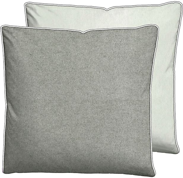 Biberna Kissenbezug Hermal Flanell mit Reißverschluss, günstig online kaufen