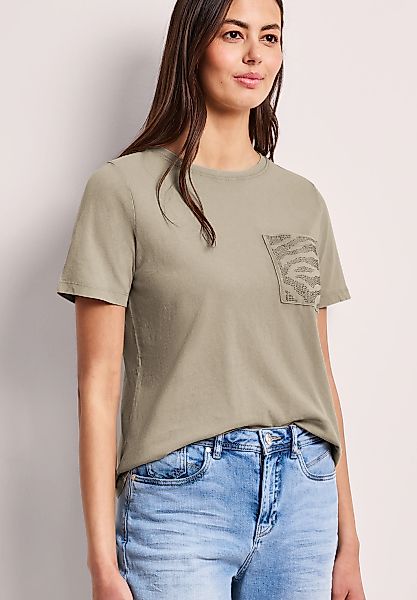 STREET ONE T-Shirt aus reiner Baumwolle günstig online kaufen