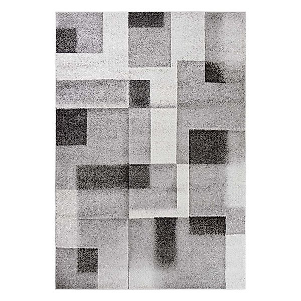 TaraCarpet Teppich Moderner Designerteppich TC-Fashion 6114 Karos in grau, günstig online kaufen