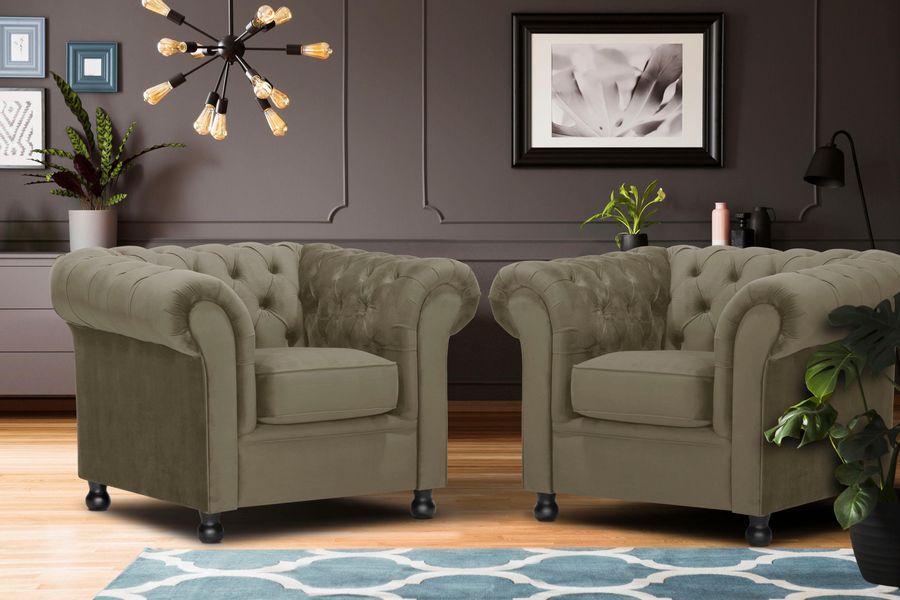 Home affaire Sessel "Chesterfield Home" mit edler Knopfheftung und typische günstig online kaufen