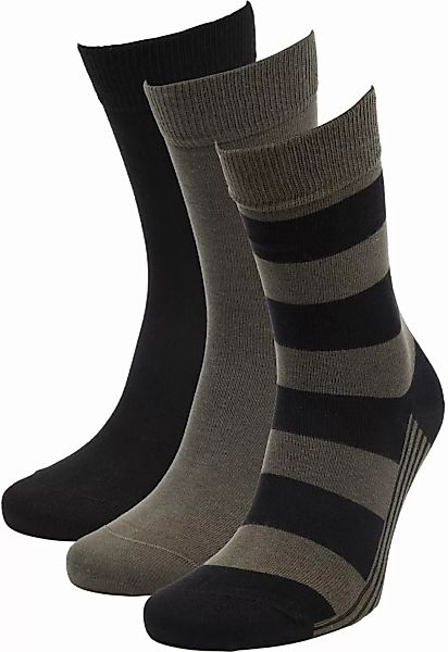 Bjorn Borg Core 3-Pack Socken Grün Schwarz - Größe 36-40 günstig online kaufen
