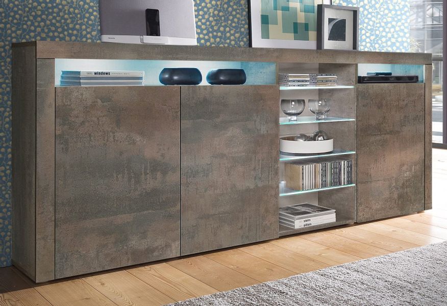 borchardt Möbel Highboard "Santa Fe" Breite 200 cm günstig online kaufen