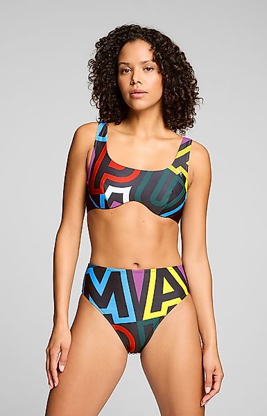PUMA Badehose "PUMA SWIM WOMEN PRINTED SCOOP NECK TOP 1P" günstig online kaufen