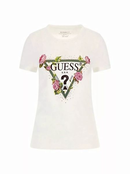 Guess T-Shirt Damen T-Shirt FLORAL TRIANGLE TEE (1-tlg) günstig online kaufen
