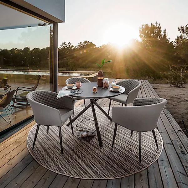 Destiny Garten-Essgruppe »MODENA BARLETTA« 4x Sessel, 1x Tisch, 5 Stk. tlg. günstig online kaufen