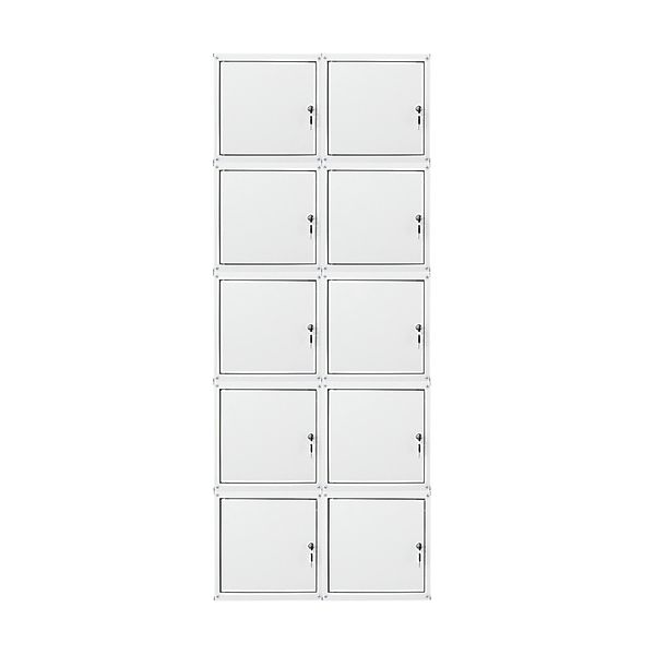 PROREGAL Mega Deal 10x Schließfachwürfel Cubic XL HxBxT 45 x 45 x 45 cm Gra günstig online kaufen