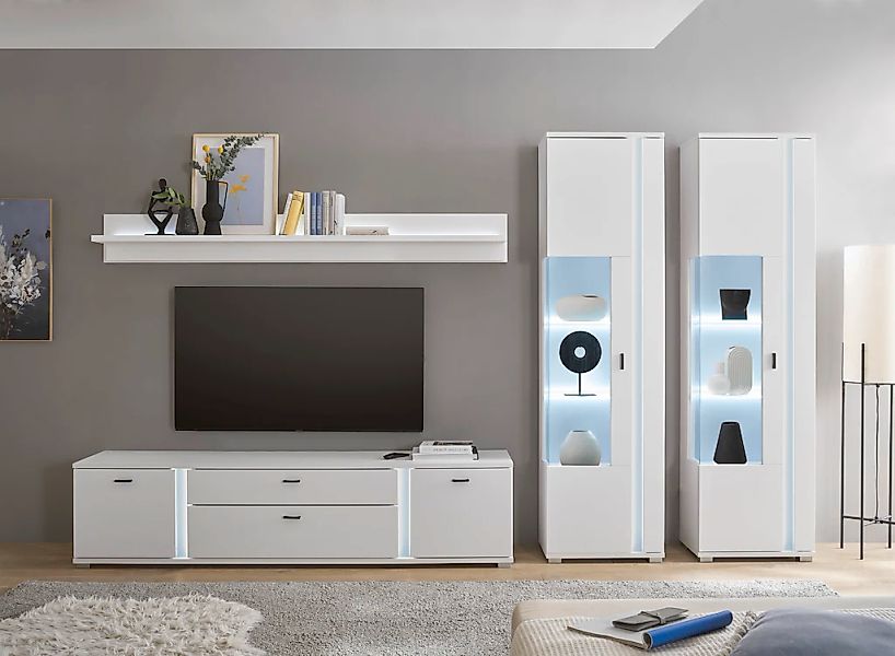 Home affaire Wohnwand "LONG ISLAND" Set, 4 Stk. tlg. günstig online kaufen