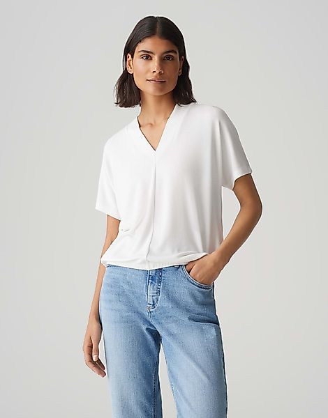OPUS Kurzarmshirt SAGIE Regular in Feinstrick günstig online kaufen