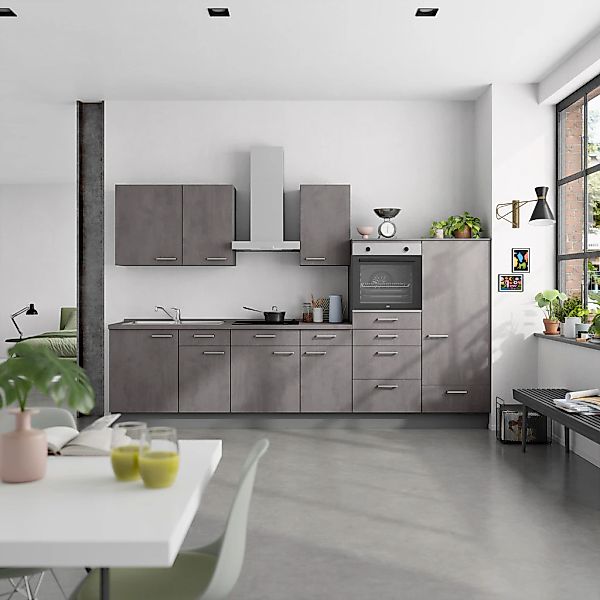 nobilia Küchenzeile ""Riva I"" vormontiert, Ausrichtung wählbar, Breite 330 günstig online kaufen